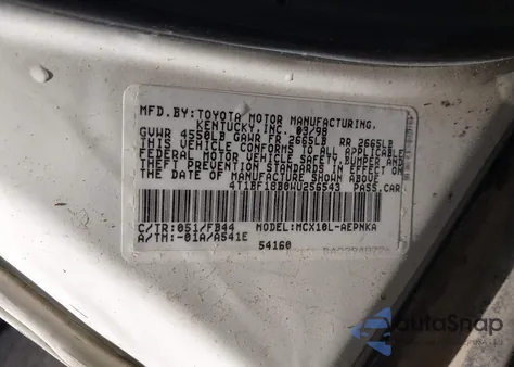 1998 Toyota Avalon Xl z USA, uszkodzony, nr VIN 4T1BF18B0WU256543